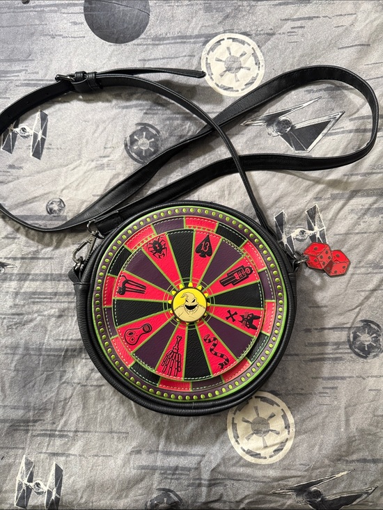 Loungefly Handbags - Loungefly The Nightmare Before Christmas Oogie Boogie Roulette Wheel Crossbody